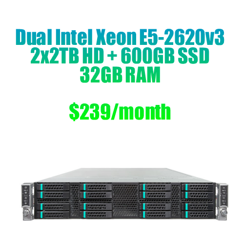 dual intel xeon e5 2620 dedicated server